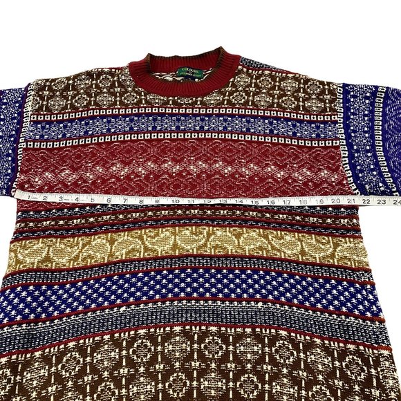 Colours by Alexander Julian Vintage Grandpa Style Sweater Size XL - Picture 7 of 8